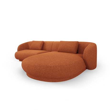 Camden 4-Sitzer Ecksofa, Rechte Seite, aus Chenille in Terracotta Melange (Legacy 6 Deep Terra), 289x177x72 cm von Cosmopolitan Design – Bild 4