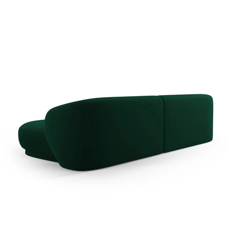Camden 4-Sitzer Ecksofa, Rechte Seite, aus Samt in Flaschengrün (Casino Deep Green), 289x177x72 cm von Cosmopolitan Design – Bild 5