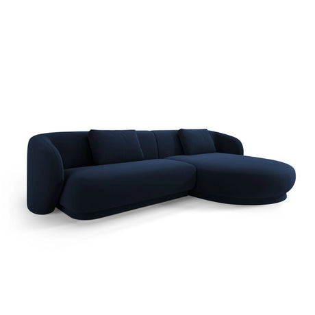 Camden 4-Sitzer Ecksofa, Rechte Seite, aus Samt in Königsblau (Casino Deep Blue), 289x177x72 cm von Cosmopolitan Design – Bild 1