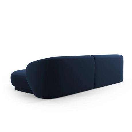 Camden 4-Sitzer Ecksofa, Rechte Seite, aus Samt in Königsblau (Casino Deep Blue), 289x177x72 cm von Cosmopolitan Design – Bild 5
