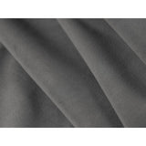 Camden 4-Sitzer Ecksofa, Rechte Seite, aus Samt in Warmes Grau (Casino Anthracite), 289x177x72 cm von Cosmopolitan Design – Bild 6