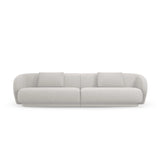 Camden 4-Sitzer Sofa aus Chenille in Silber meliert (Legacy 20 Silver), 304x102x72 cm von Cosmopolitan Design – Bild 3