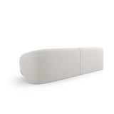 Camden 4-Sitzer Sofa aus Chenille in Silber meliert (Legacy 20 Silver), 304x102x72 cm von Cosmopolitan Design – Bild 4