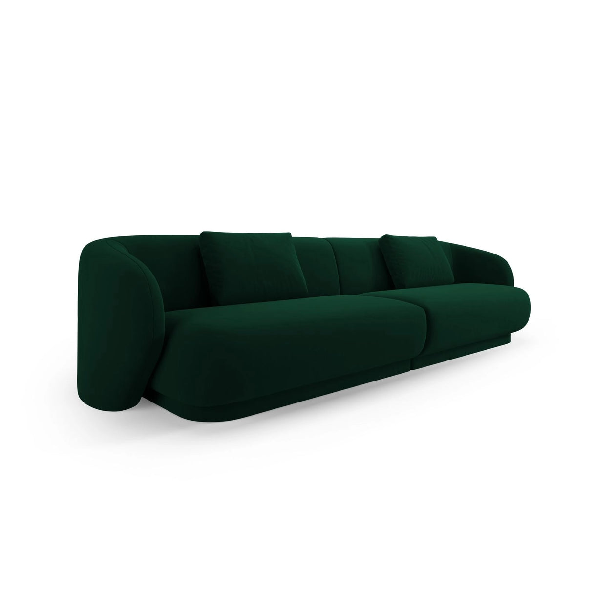 Camden 4-Sitzer Sofa aus Samt in Flaschengrün (Casino Deep Green), 304x102x72 cm von Cosmopolitan Design – Bild 1