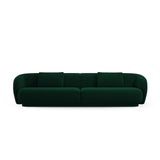 Camden 4-Sitzer Sofa aus Samt in Flaschengrün (Casino Deep Green), 304x102x72 cm von Cosmopolitan Design – Bild 3