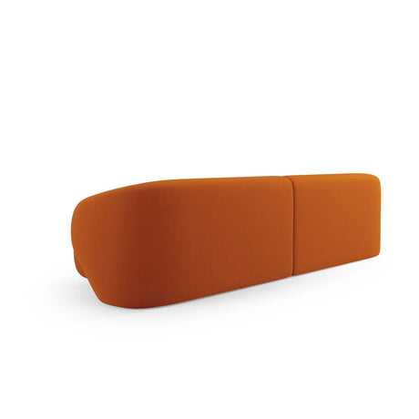 Camden 4-Sitzer Sofa aus Samt in Terrakotta (Casino Terracota), 304x102x72 cm von Cosmopolitan Design – Bild 4