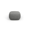 Camden Pouf aus Chenille in Dunkelgrau meliert (Legacy 18 Steel Grey), 65x65x39 cm von Cosmopolitan Design – Bild 3