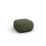Camden Pouf aus Chenille in Grün meliert (Legacy 10 Olive), 65x65x39 cm von Cosmopolitan Design – Bild 1