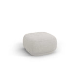 Camden Pouf aus Chenille in Silber meliert (Legacy 20 Silver), 65x65x39 cm von Cosmopolitan Design – Bild 1