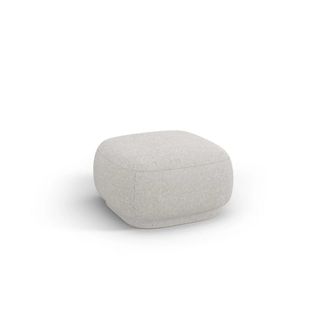 Camden Pouf aus Chenille in Silber meliert (Legacy 20 Silver), 65x65x39 cm von Cosmopolitan Design – Bild 1