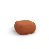Camden Pouf aus Chenille in Terracotta Melange (Legacy 6 Deep Terra), 65x65x39 cm von Cosmopolitan Design – Bild 1