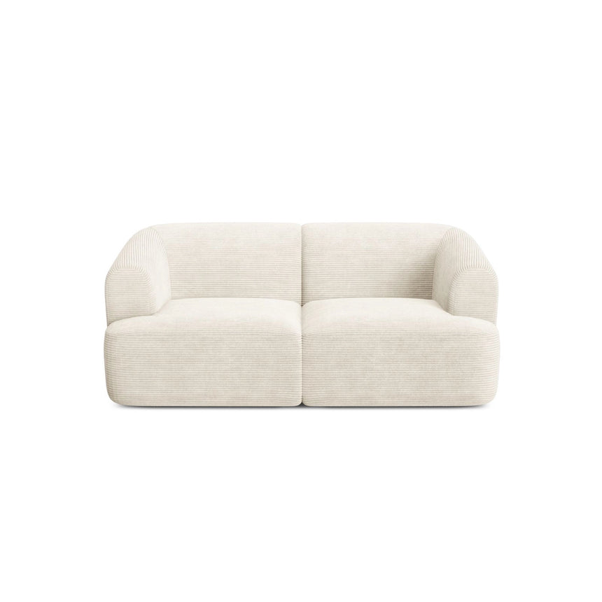 Campi 2-Sitzer Sofa aus Cord in Elfenbein (Lincoln 01D), 180x90x70 cm von Cosmopolitan Design – Bild 4