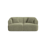 Campi 2-Sitzer Sofa aus Cord in Moosgrün (Lincoln 37D), 180x90x70 cm von Cosmopolitan Design – Bild 1