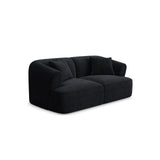 Campi 2-Sitzer Sofa aus Cord in Schwarz (Lincoln 100D), 180x90x70 cm von Cosmopolitan Design – Bild 3