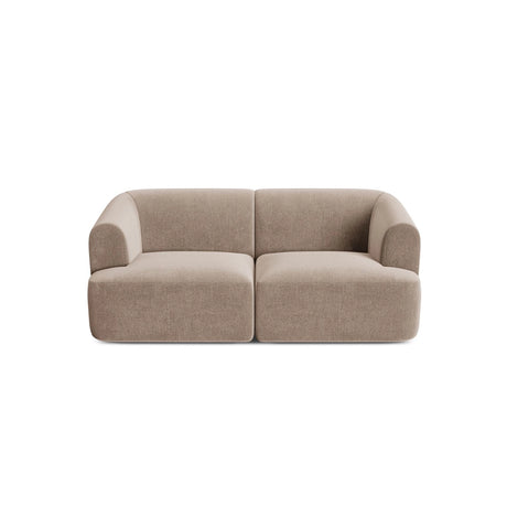Campi 2-Sitzer Sofa aus Samt in Dunkelbeige (Vogue 3), 180x90x70 cm von Cosmopolitan Design – Bild 5