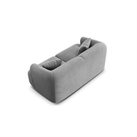 Campi 2-Sitzer Sofa aus Samt in Grau (Vogue 15), 180x90x70 cm von Cosmopolitan Design – Bild 6