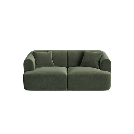 Campi 2-Sitzer Sofa aus Samt in Grün (Vogue 11), 180x90x70 cm von Cosmopolitan Design – Bild 1
