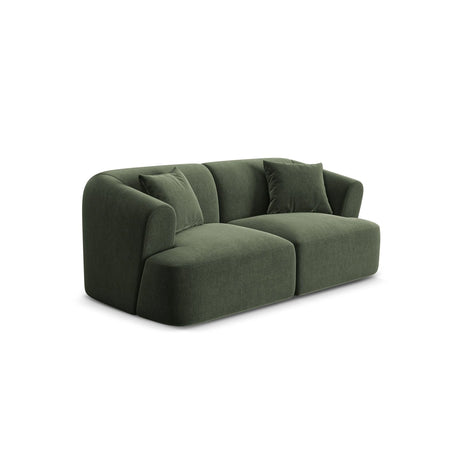 Campi 2-Sitzer Sofa aus Samt in Grün (Vogue 11), 180x90x70 cm von Cosmopolitan Design – Bild 4