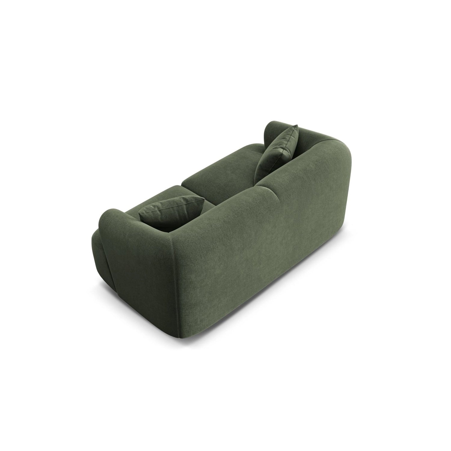 Campi 2-Sitzer Sofa aus Samt in Grün (Vogue 11), 180x90x70 cm von Cosmopolitan Design – Bild 6