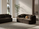 Campi 2-Sitzer Sofa aus Samt in Schokolade (Vogue 6), 180x90x70 cm von Cosmopolitan Design – Bild 2