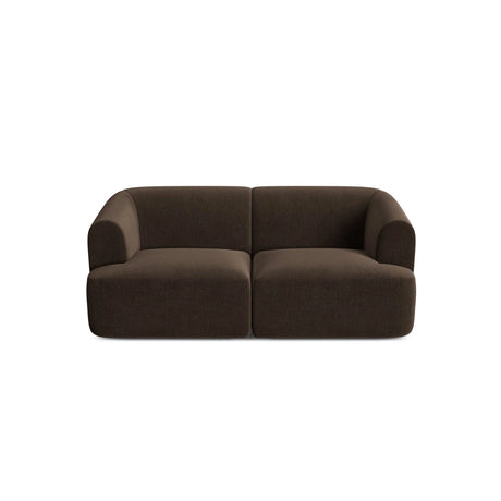 Campi 2-Sitzer Sofa aus Samt in Schokolade (Vogue 6), 180x90x70 cm von Cosmopolitan Design – Bild 5