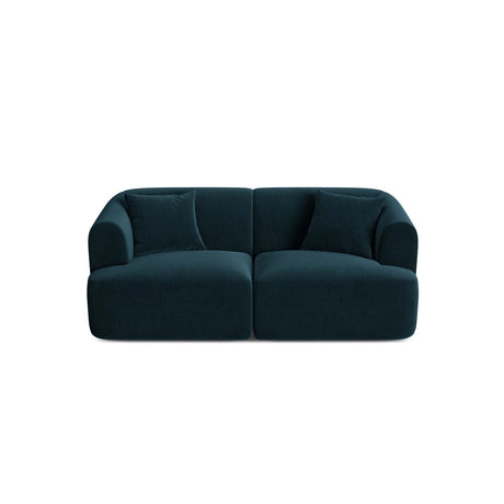 Campi 2-Sitzer Sofa aus Samt in Tiefes Petrol (Vogue 13), 180x90x70 cm von Cosmopolitan Design – Bild 1