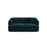 Campi 2-Sitzer Sofa aus Samt in Tiefes Petrol (Vogue 13), 180x90x70 cm von Cosmopolitan Design – Bild 1
