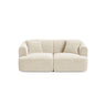 Campi 2-Sitzer Sofa aus Samt oder Strukturstoff, 180x90x70 cm von Cosmopolitan Design – Bild 1