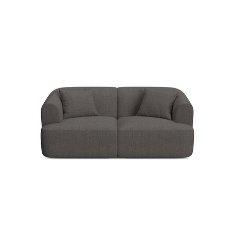 Campi 2-Sitzer Sofa aus Strukturierter Stoff in Grau (Moly 85), 180x90x70 cm von Cosmopolitan Design – Bild 1