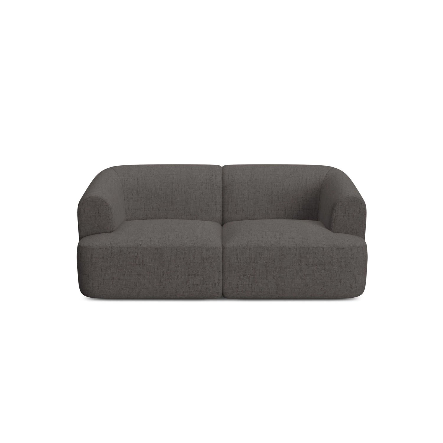 Campi 2-Sitzer Sofa aus Strukturierter Stoff in Grau (Moly 85), 180x90x70 cm von Cosmopolitan Design – Bild 4