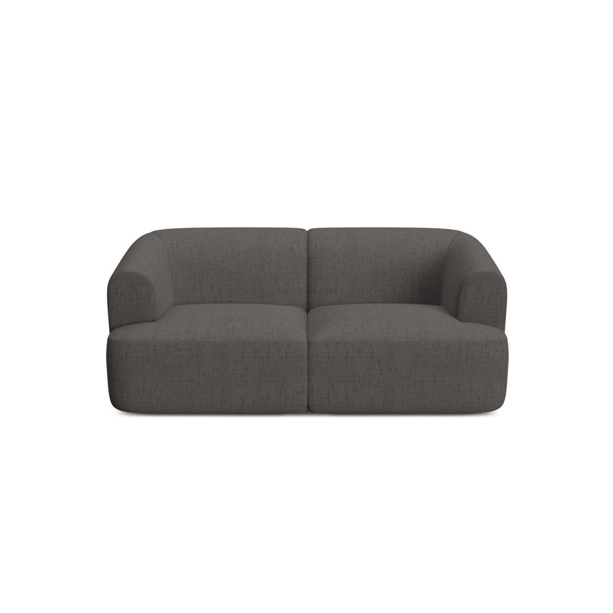 Campi 2-Sitzer Sofa aus Strukturierter Stoff in Grau (Moly 85), 180x90x70 cm von Cosmopolitan Design – Bild 4
