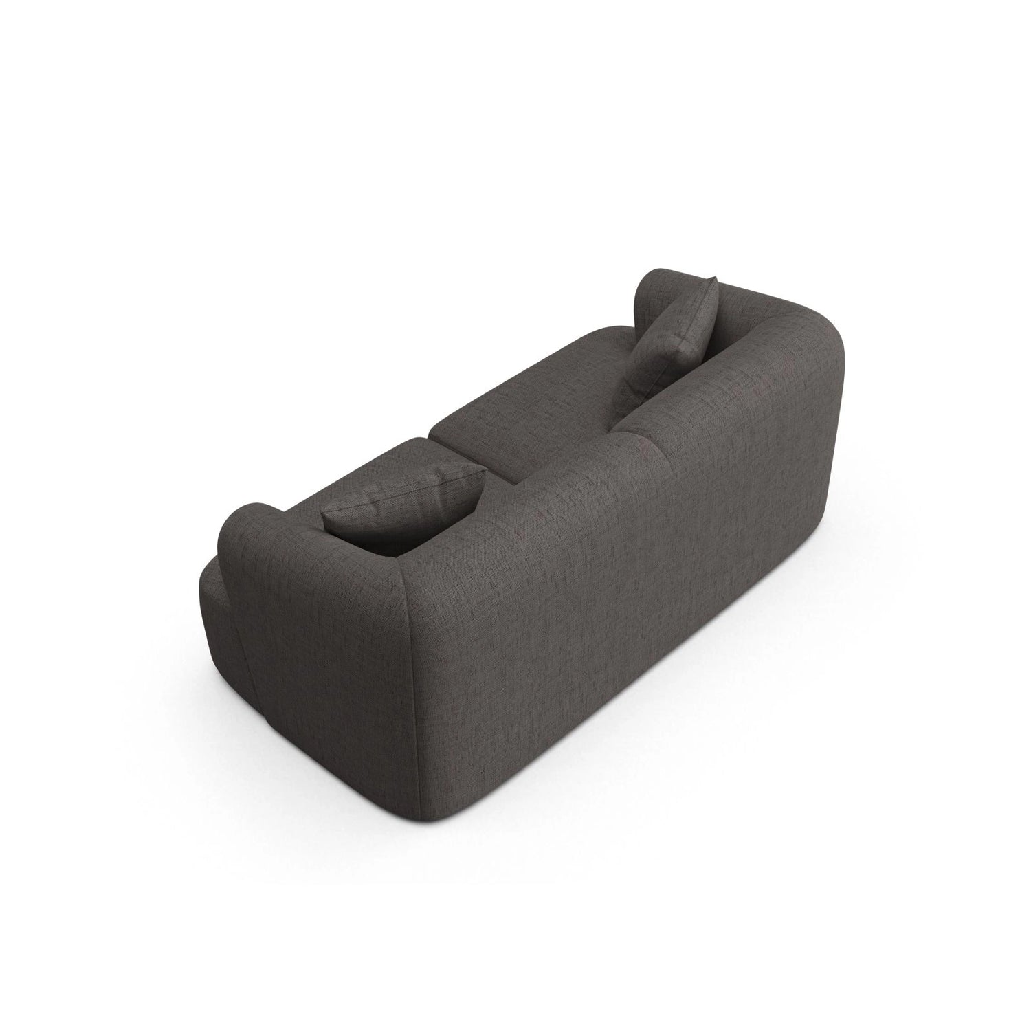 Campi 2-Sitzer Sofa aus Strukturierter Stoff in Grau (Moly 85), 180x90x70 cm von Cosmopolitan Design – Bild 5