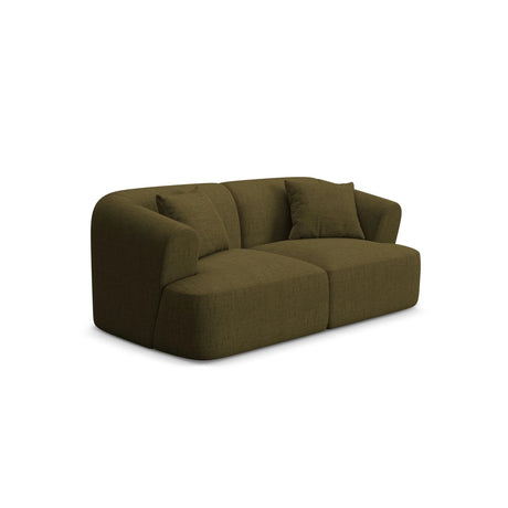Campi 2-Sitzer Sofa aus Strukturierter Stoff in Grün (Moly 38), 180x90x70 cm von Cosmopolitan Design – Bild 3