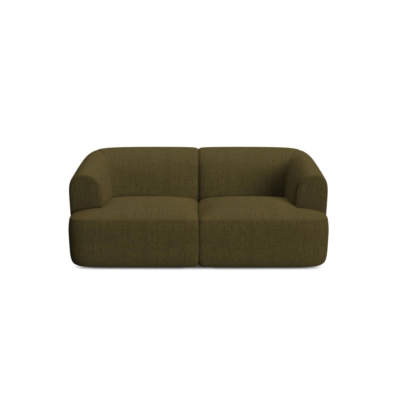 Campi 2-Sitzer Sofa aus Strukturierter Stoff in Grün (Moly 38), 180x90x70 cm von Cosmopolitan Design – Bild 4