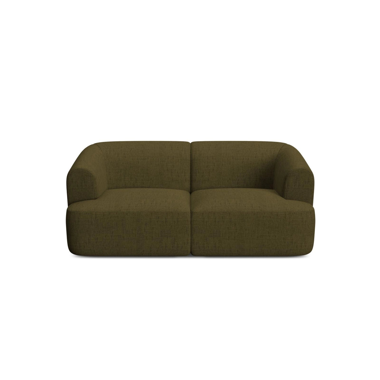 Campi 2-Sitzer Sofa aus Strukturierter Stoff in Grün (Moly 38), 180x90x70 cm von Cosmopolitan Design – Bild 4
