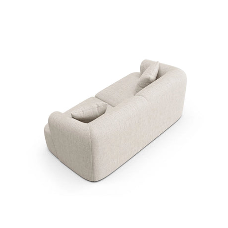 Campi 2-Sitzer Sofa aus Strukturierter Stoff in Hellbeige (Moly 02), 180x90x70 cm von Cosmopolitan Design – Bild 5