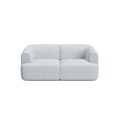 Campi 2-Sitzer Sofa aus Strukturierter Stoff in Hellgrau (Moly 70), 180x90x70 cm von Cosmopolitan Design – Bild 4