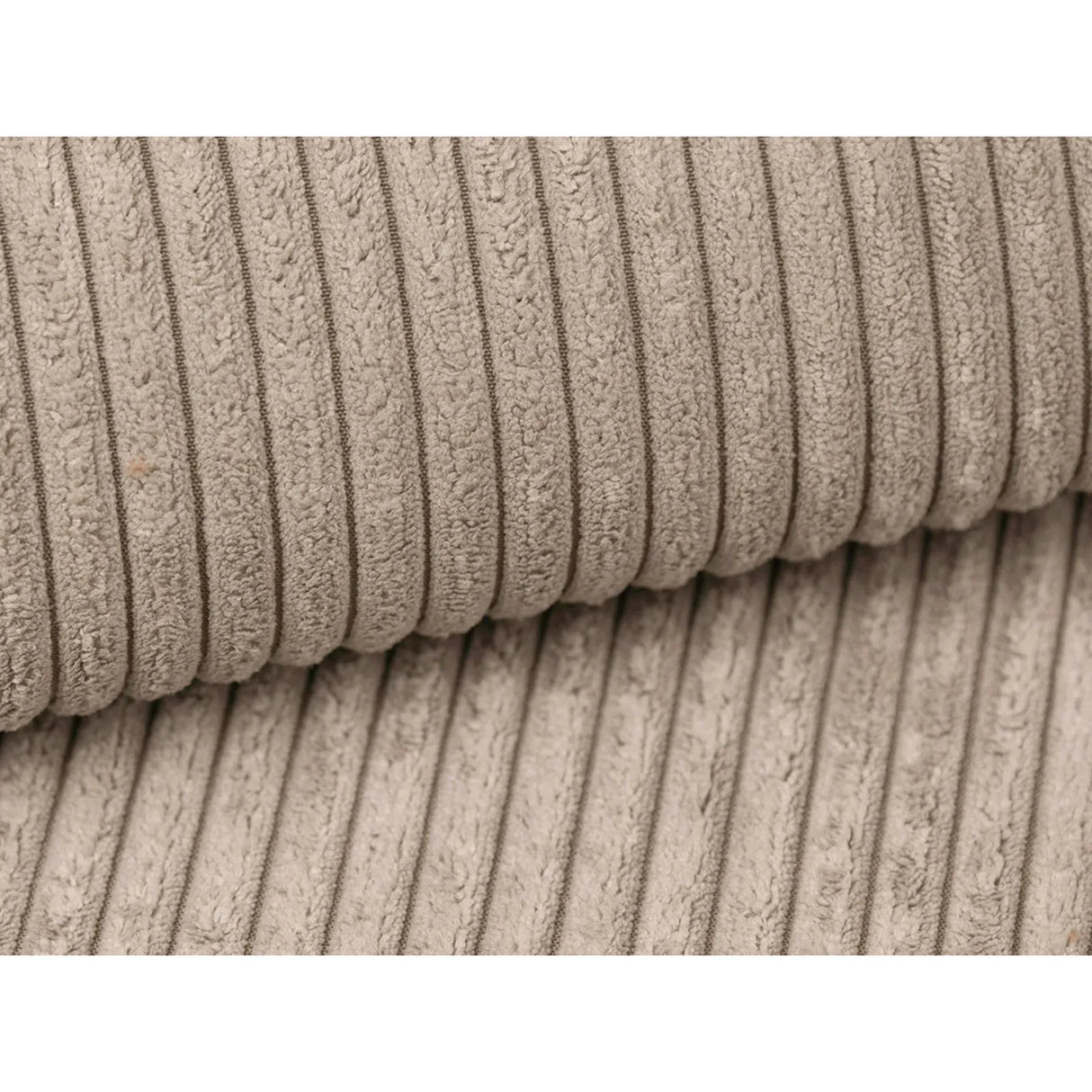 Campi 3-Sitzer Ecksofa, Linke Seite, aus Cord in Cappuccino (Lincoln 09D), 180x156x70 cm von Cosmopolitan Design – Bild 6