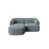 Campi 3-Sitzer Ecksofa, Linke Seite, aus Cord in Dunkelgrau (Lincoln 94D), 180x156x70 cm von Cosmopolitan Design – Bild 4