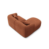 Campi 3-Sitzer Ecksofa, Linke Seite, aus Cord in Terrakotta (Lincoln 52D), 180x156x70 cm von Cosmopolitan Design – Bild 5