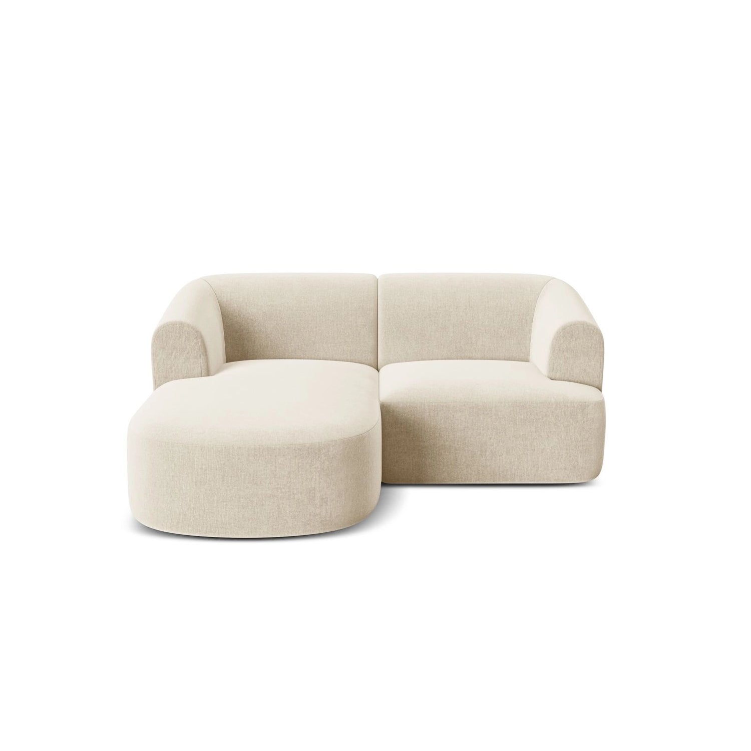Campi 3-Sitzer Ecksofa, Linke Seite, aus Samt, Cord oder Strukturstoff, 180x156x70 cm von Cosmopolitan Design – Bild 5