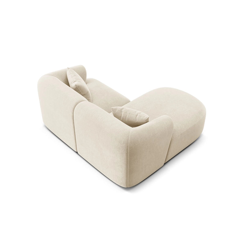 Campi 3-Sitzer Ecksofa, Linke Seite, aus Samt, Cord oder Strukturstoff, 180x156x70 cm von Cosmopolitan Design – Bild 6
