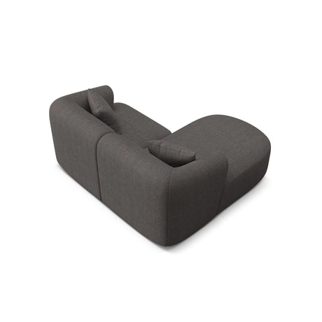 Campi 3-Sitzer Ecksofa, Linke Seite, aus Strukturierter Stoff in Grau (Moly 85), 180x156x70 cm von Cosmopolitan Design – Bild 5