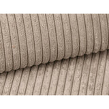 Campi 3-Sitzer Ecksofa, Rechte Seite, aus Cord in Cappuccino (Lincoln 09D), 180x156x70 cm von Cosmopolitan Design – Bild 6