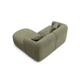 Campi 3-Sitzer Ecksofa, Rechte Seite, aus Cord in Moosgrün (Lincoln 37D), 180x156x70 cm von Cosmopolitan Design – Bild 5