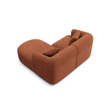 Campi 3-Sitzer Ecksofa, Rechte Seite, aus Cord in Terrakotta (Lincoln 52D), 180x156x70 cm von Cosmopolitan Design – Bild 5