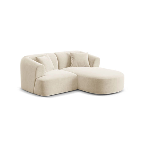 Campi 3-Sitzer Ecksofa, Rechte Seite, aus Samt, Cord oder Strukturstoff, 180x156x70 cm von Cosmopolitan Design – Bild 4