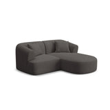 Campi 3-Sitzer Ecksofa, Rechte Seite, aus Strukturierter Stoff in Grau (Moly 85), 180x156x70 cm von Cosmopolitan Design – Bild 3