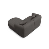 Campi 3-Sitzer Ecksofa, Rechte Seite, aus Strukturierter Stoff in Grau (Moly 85), 180x156x70 cm von Cosmopolitan Design – Bild 5