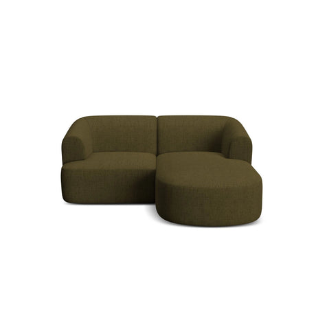 Campi 3-Sitzer Ecksofa, Rechte Seite, aus Strukturierter Stoff in Grün (Moly 38), 180x156x70 cm von Cosmopolitan Design – Bild 4